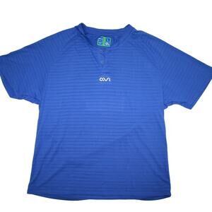 Avi Athletics Mens Ace Polo Pickleball Shirt Size Large Blue